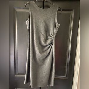 Kenneth Cole Grey Zipper-Back Sheath Dress, Size 6